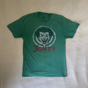 Vintage DC Comics Joker T-shirt. Green.